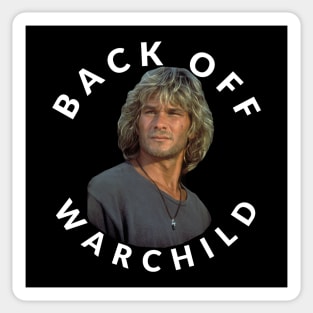 Back off Warchild Sticker